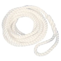 Silver Rope - Most Economical - 10mm dia x 5m Long. - 200mm Loop Eye