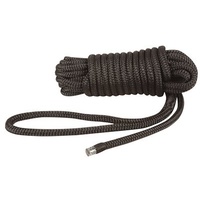 Black Nylon Moring/Dock Line 12mm x 7m