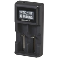 Universal Dual Channel Li-ion and Ni-MH Battery Charger with LCD Backlit display