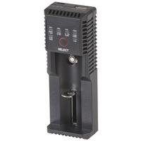 Single Channel Li-ion/LiFePo4/Ni-MH/Ni-CD/Ego Fast charger with 1A USB output