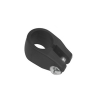 Canopy Tube Coupling Clamps - Black Suits 25mm Tube