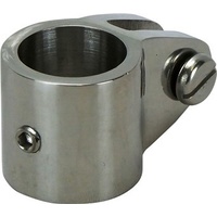 Canopy Tube Coupling Clamps - 316 S/Steel Suits 22mm Tube (With Grubscrew)