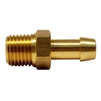 Brass Fuel Fitting 1/4" NTP to 8mm Barb