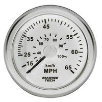 Speedometer Gauge 100mm White