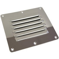 Louver Vents - Stainless Steel - 127mm x 115mm
