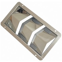 Bess Louver Vents "V" Type - Stainless Steel - 3 Louvre