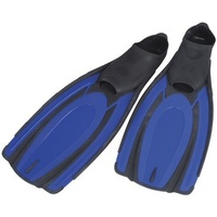 Blue Diving Fins Size L - Mens Size 9.5 / Womens Size 12