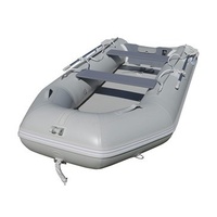 3.3M Inflatable PVC Boat with Air Deck - Grey