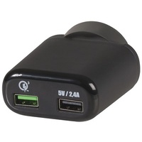 Dual Quick Charge™ 3.0 USB Mains Power Adaptor