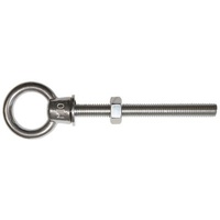 Eye Bolts with Cast Eye Nut  - 8mm 80L 21mm Eye 1800kg B.S.