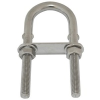 U-Bolts - Stainless Steel (304 Grade) - M-12 x 150mm Long. Thread Length 60mm