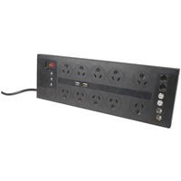 10 Way home theatre surge protected powerboards