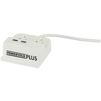 Mains and USB Power Hub with Smartphone Cradle MS4103Dual mains outlets, as well as two high-power (2.5A) USB charging outlets.