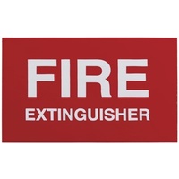 Adhesive Fire Extinguisher Sign 100x30mm