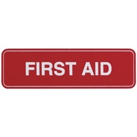 Adhesive First Aid Sign 100x30mm