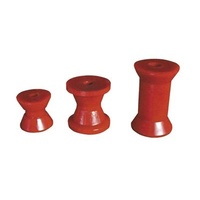 3IN  KEEL ROLLER RED 17MM