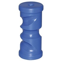  6in Self Centering Blue Roller with 17mm Bore