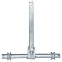 Wobble Roller Stems & Brackets - Twin Wobble Roller Bracket Swivel
