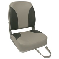 High Back Folding Seat - Blue/White or Grey/Charcoal
