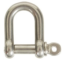 Stainless Steel Shackles - Dia 4mm SWL 138kg - Throat 14mm