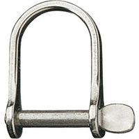Wide Aperture D Shackle - 5mm Pin 20mm Wide Throat 29mm