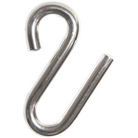 S Hooks - Stainless Steel (316 Grade) - 50mm Long 6mm dia to Fit 12mm Rope