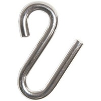 S Hooks - Stainless Steel (316 Grade) - 75mm Long 8mm dia to Fit 18mm Rope