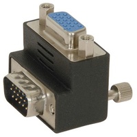VGA Plug to Socket 90° Up