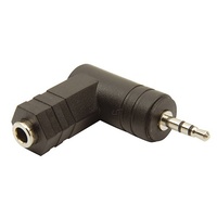 Adaptor 3.5mm Socket - 2.5mm Stereo Plug Right Angle