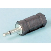 3.5mm Mono Plug to 3.5mm Stereo Socket Adaptor