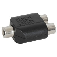 3.5mm Stereo to 2 x RCA Socket Adaptor