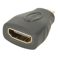 Micro HDMI Plug to HDMI Socket Adaptor