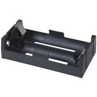 2 X 18650 Side by Side Battery Holder with 150mm lead
