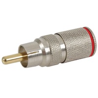 Crimpless RCA Plug - Red
