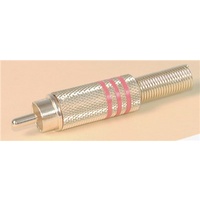RED RCA HIGH QUALITY Gold Plug