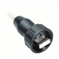 IP67 Rated USB Plug w/ 1m Cable - Type A