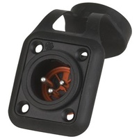 Water and Dust Proof XLR Plate Mount Plug