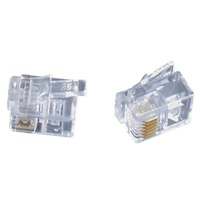 RJ12 Telephone plugs for Stranded Cable - Pk.5
