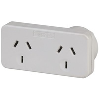 Mains Double Adaptor - Left