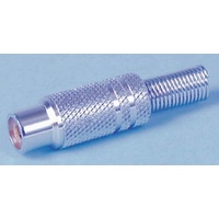RCA METAL Line Socket WITH SPRING