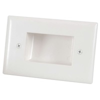 Recessed Cable Entry Wall Plate - Small