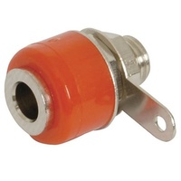 Red 4mm PANEL MOUNT Socket