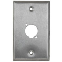 Stainless Steel Wall Plate XLR/Cannon