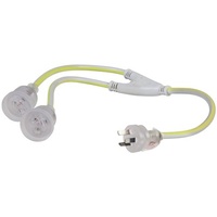 Heavy Duty Dual Output Extension Lead 10A