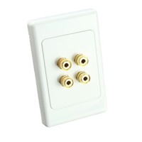 Gold SCREW TERMINALS ON LARGE WALLPLATE