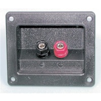 Speaker Box Terminals with Banana Sockets