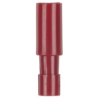 4mm Bullet Female - Red - Pk.8