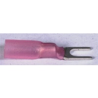 Forked Spade - Red - Pkt 8 - Self Sealing Quick Connectors