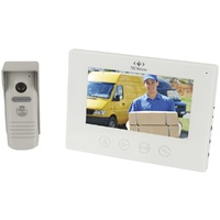 7" LCD Wired Video Doorphone QC3880Find out who’s knocking before you open the door!