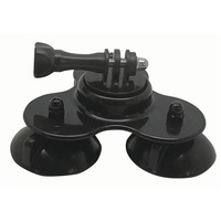 3-Way Suction Cup Mount for Action Cameras